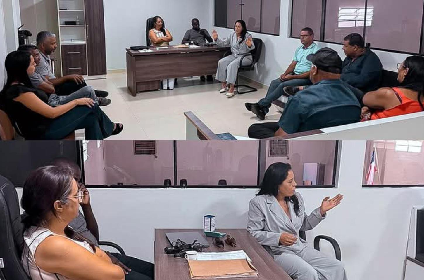 Prefeita Marleide se reúne com vereadores da base para fortalecer compromisso com Canarana