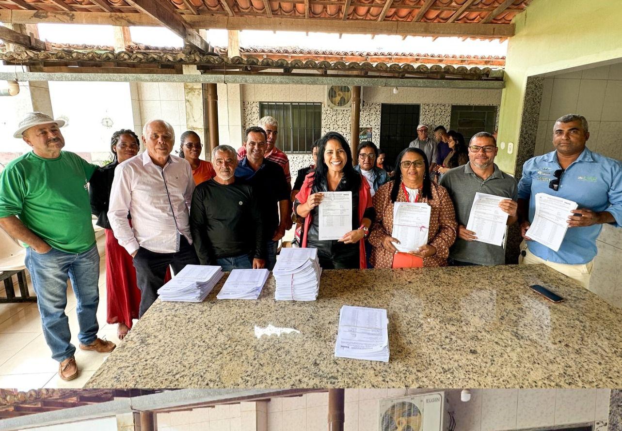 Prefeita Marleide Oliveira participa da entrega de certificados CEFIR a agricultores quilombolas em Canarana