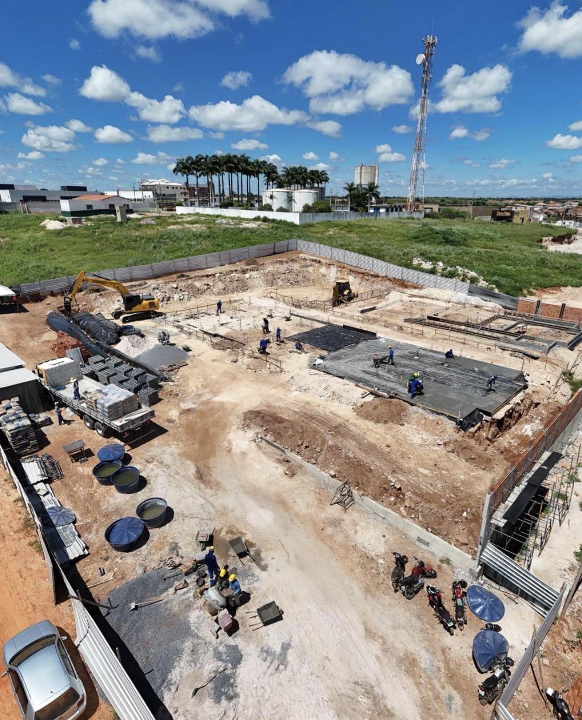 Canarana avança na construção de nova creche e reforça compromisso com o futuro 