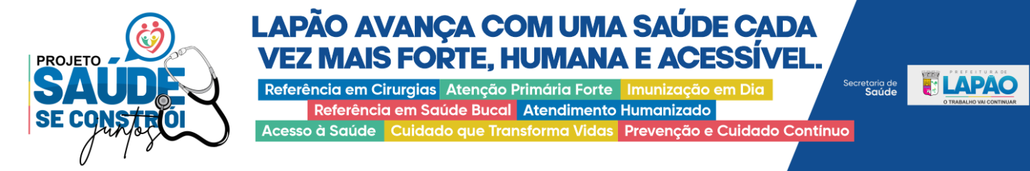 SECRETARIA DE SAÚDE DE LAPÃO 