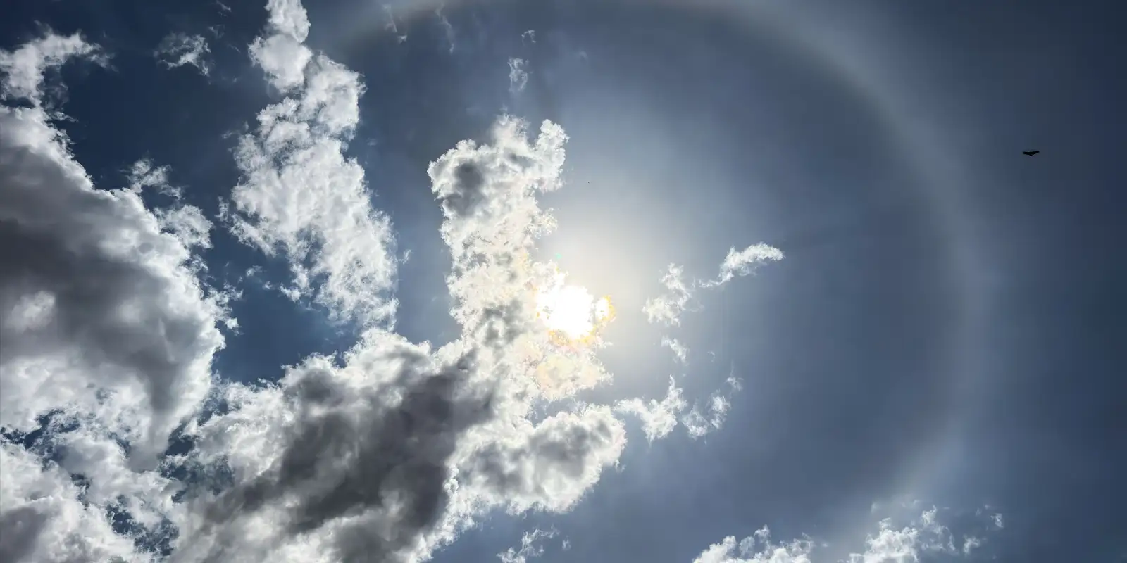 Entenda o que é o halo solar visto no céu do Centro-Oeste nesta terça-feira