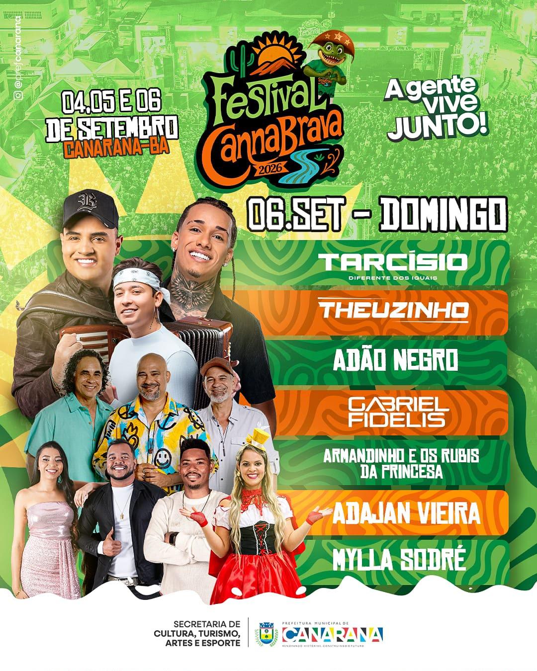 Festival canabrava em canarana define programação oficial para setembro