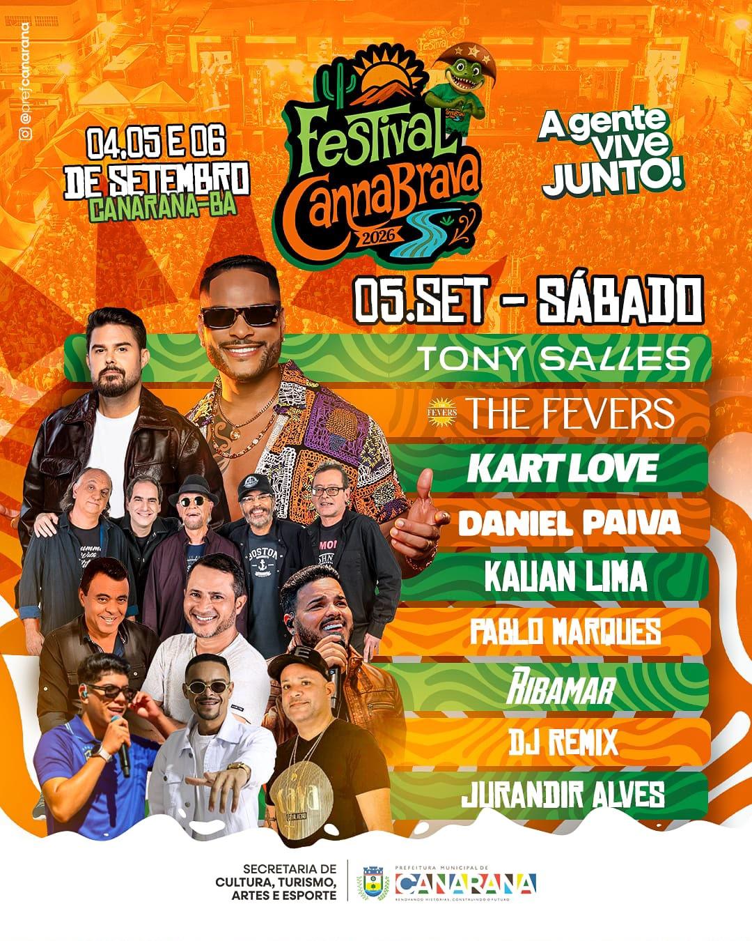 Festival canabrava em canarana define programação oficial para setembro