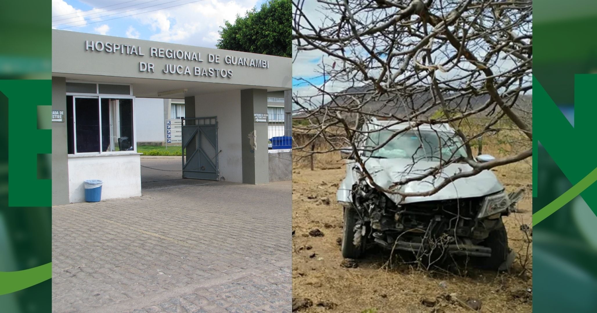 Acidente em Guanambi deixa motorista ferido após colisão na BA-573
