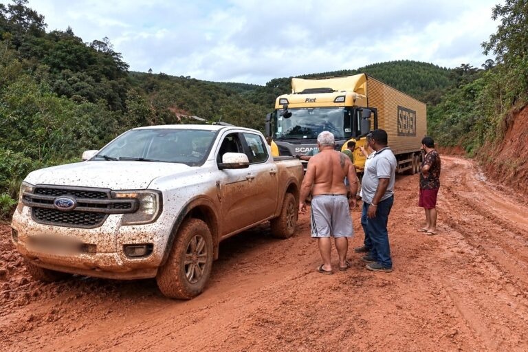Chuva bloqueia desvio da BR-101 por 21 horas e causa transtornos no Extremo Sul baiano