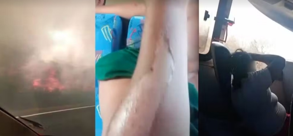 Incêndio em ônibus deixa dezenove feridos na Bahia