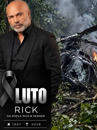Rick, cantor da dupla com Renner, morre aos 59 anos em acidente aéreo