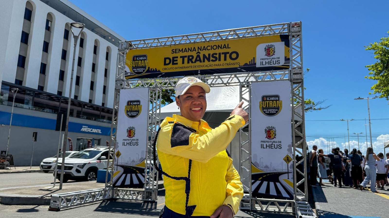 Ilhéus promove Semana Nacional do Trânsito com minipista e simulador para estudantes