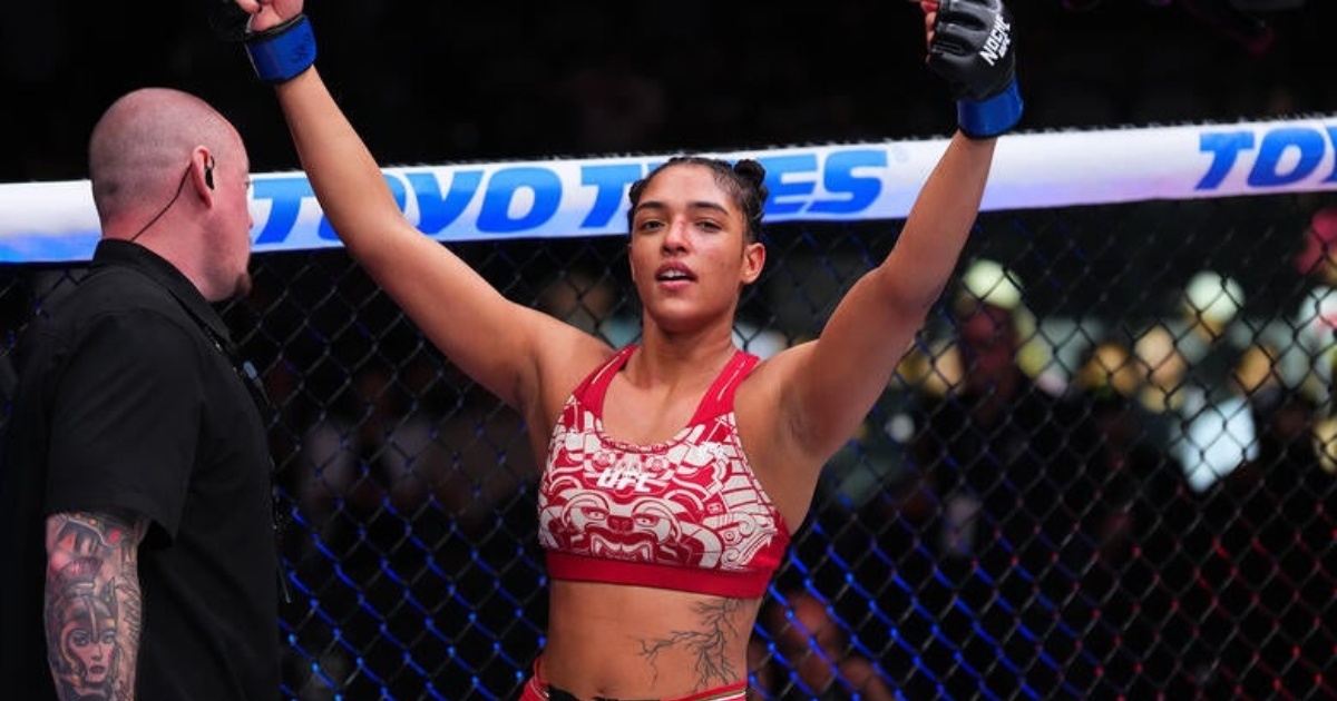 Lutadora baiana entra para a história do UFC e bate recorde de juventude