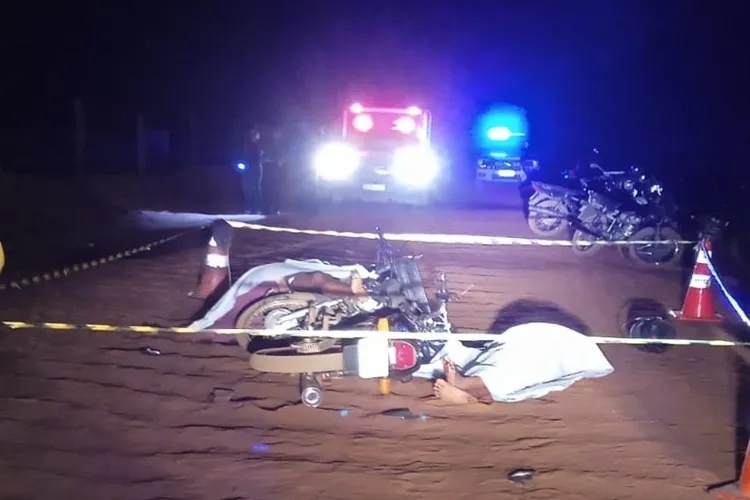 Colisão entre motos deixa dois mortos em Riacho de Santana