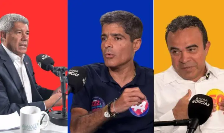ACM Neto e Jerônimo priorizam campanha eleitoral na Bahia nesta quarta-feira