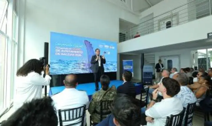 Bahia lança temporada 2026 de observação de baleias-jubarte com capacitação para profissionais do turismo