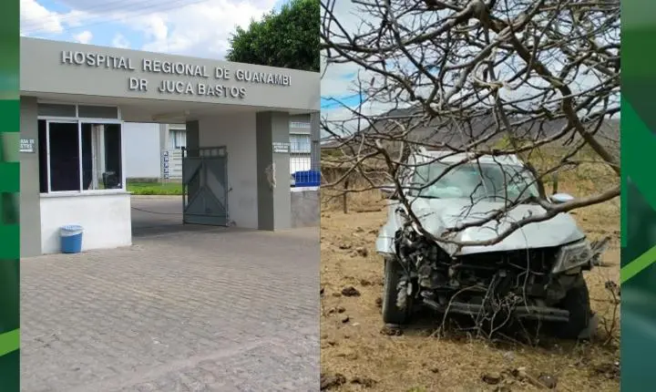 Acidente em Guanambi deixa motorista ferido após colisão na BA-573