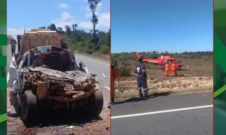 Grave acidente em Camaçari deixa uma pessoa morta e outra ferida após colisão