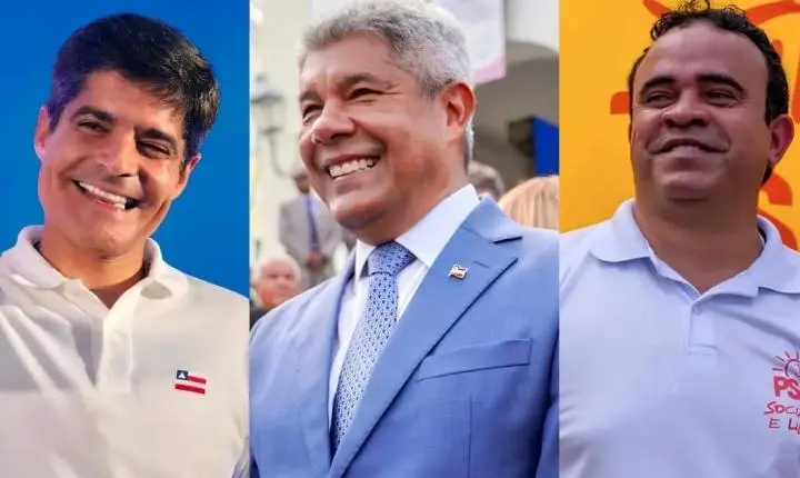 Veja os compromissos dos candidatos ao governo da Bahia neste domingo