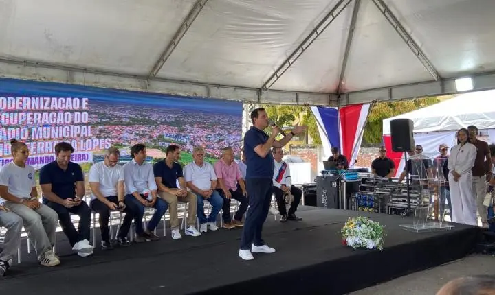 Infraestrutura do Bahia elogia o Estádio de Camaçari antes das reformas