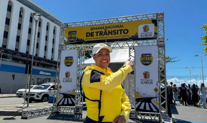 Ilhéus promove Semana Nacional do Trânsito com minipista e simulador para estudantes